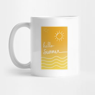 Retro Hello Summer Mug